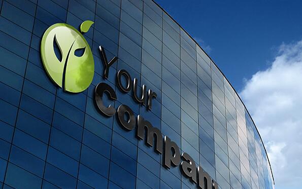 幕墻廣告字，玻璃幕墻發(fā)光字制作