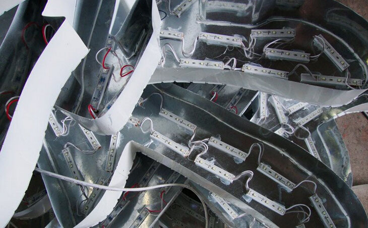 發光字內部結構